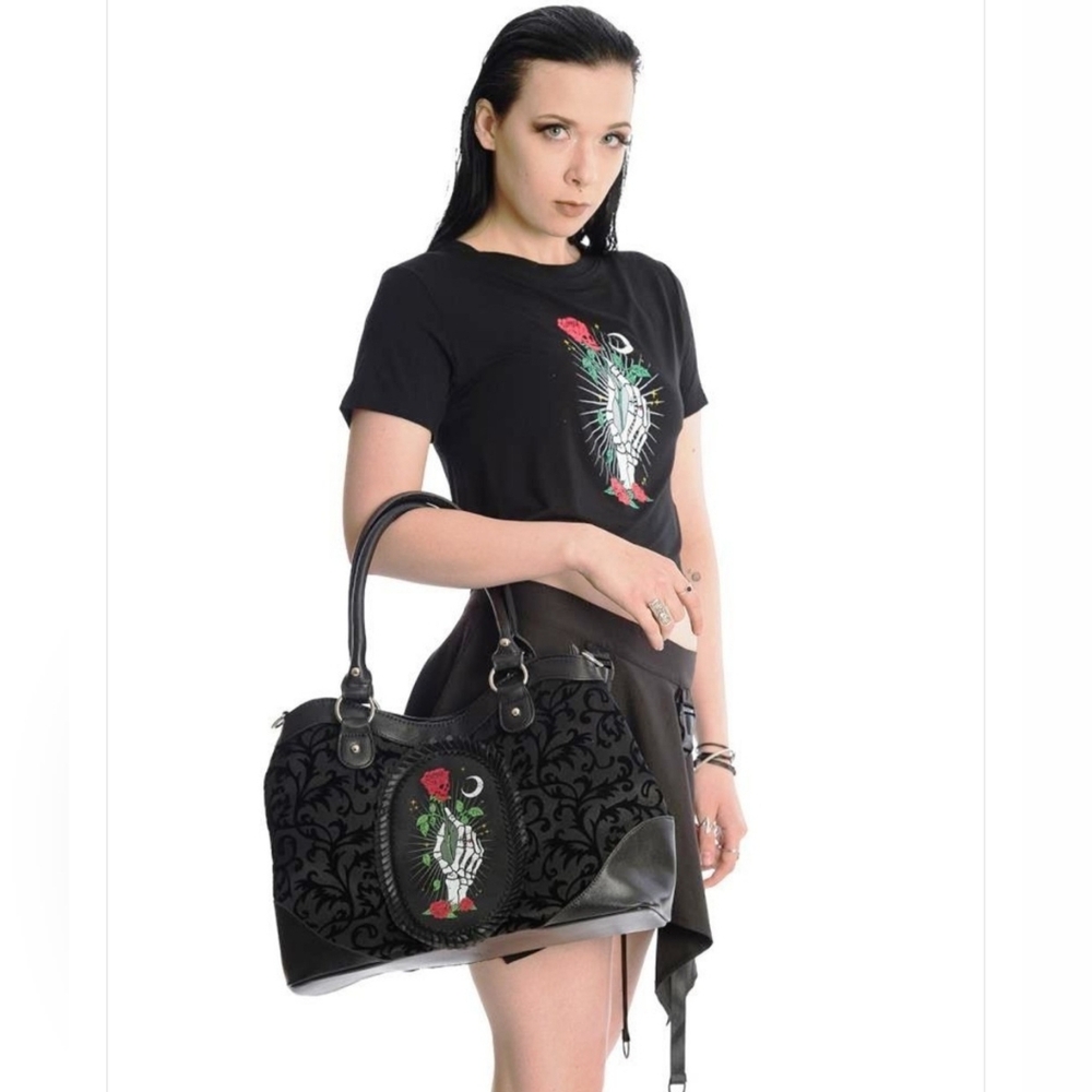 Banned Apparel Alternative Gothic Skull Bag